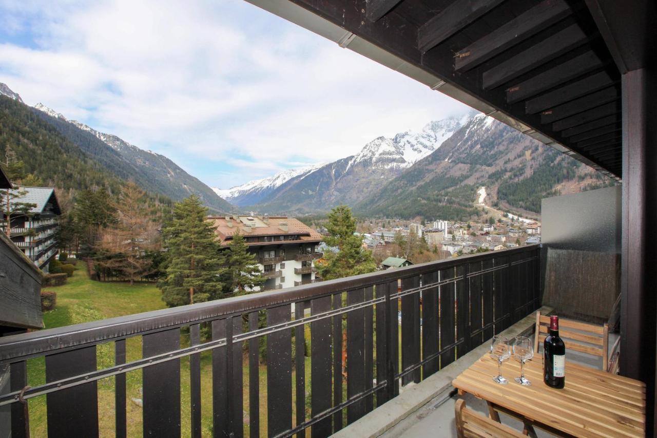 Ferienwohnung Superbe T3 En Face Du Brevent, Chamonix Exterior foto